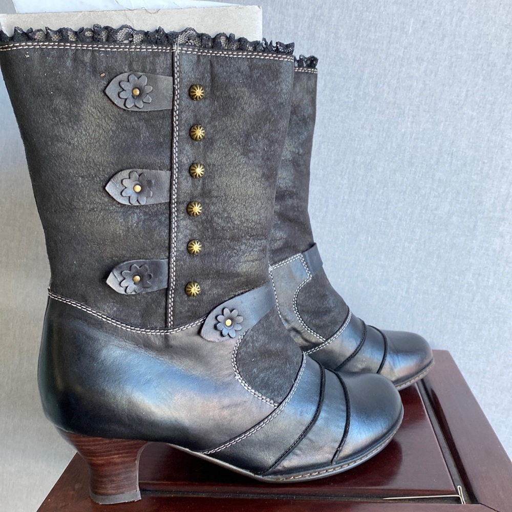 Women's Spring Step Retro Boots BLACK 41 M EU
9.5-10 M